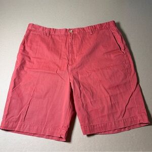 johnston and murphy size 38 coral mens flat front dress shorts 9 inch chino